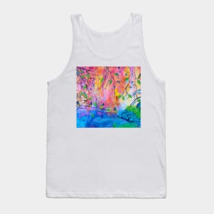 Gouldian Finches Colourful Creekside Tank Top